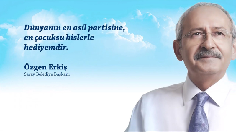 Başkan Erkiş: “Dünyanın en asil partisine, en çocuksu hislerimle”